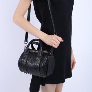 Alexander Wang Black & Rose Gold Bag